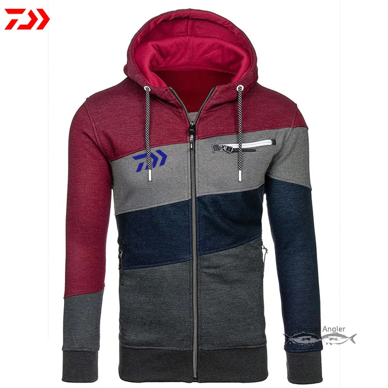 Daiwa одежда рыбалка куртка мужская Толстовка для рыбалки куртки с капюшонами из
