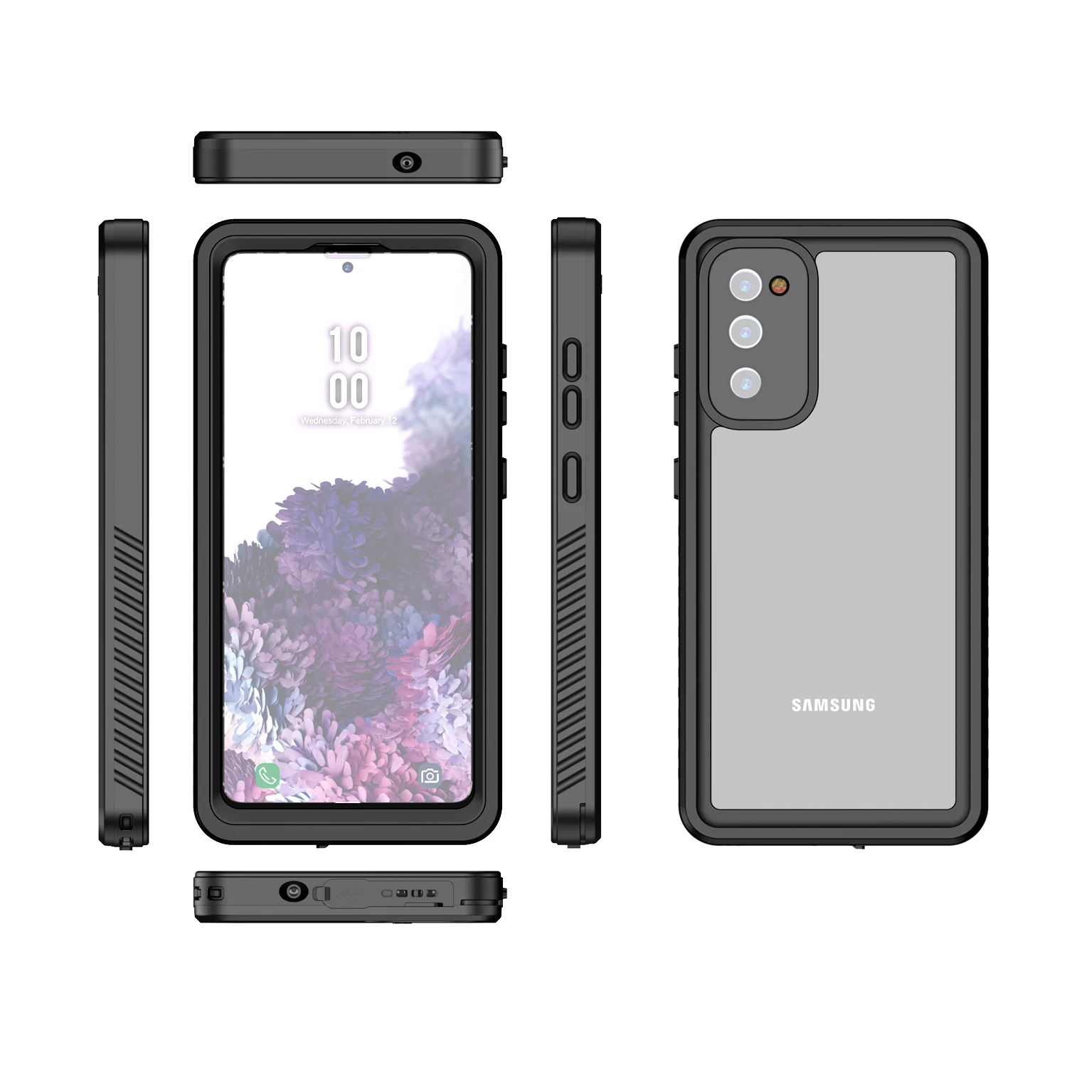 

Waterproof Case for Samsung Galaxy S20 FE Full Protection Diving Swimming Aquatics Outdoor Sports Shockproof Underwater Cover