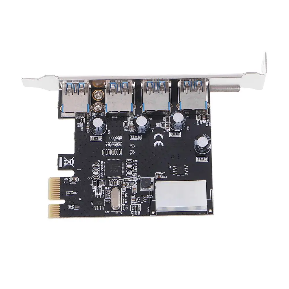 Адаптер расширения PCI E для концентратора USB 3 0 с 4 портами Express скорость 5