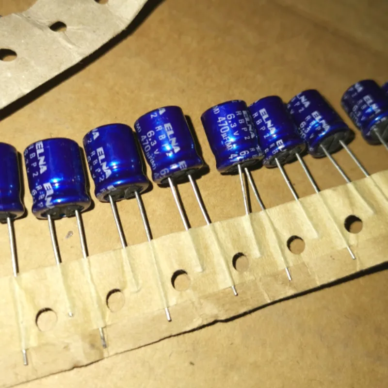 Новый электролитический конденсатор ELNA RBP2 6. 3v470uf 10X12.5MM blue robe 6 3 v 470 мкФ аудио R2B
