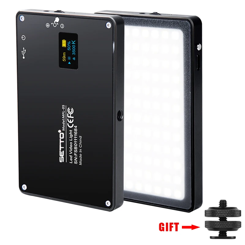 Ультра тонкий Алюминий затемнения O светодиодный Дисплей 96 шт. видео светильник с