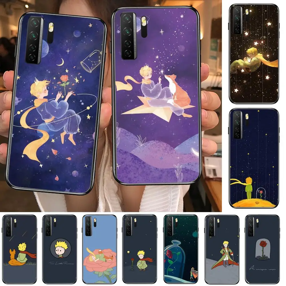 

cartoon little prince Black Soft Cover The Pooh For Huawei Nova 8 7 6 SE 5T 7i 5i 5Z 5 4 4E 3 3i 3E 2i Pro Phone Case cases
