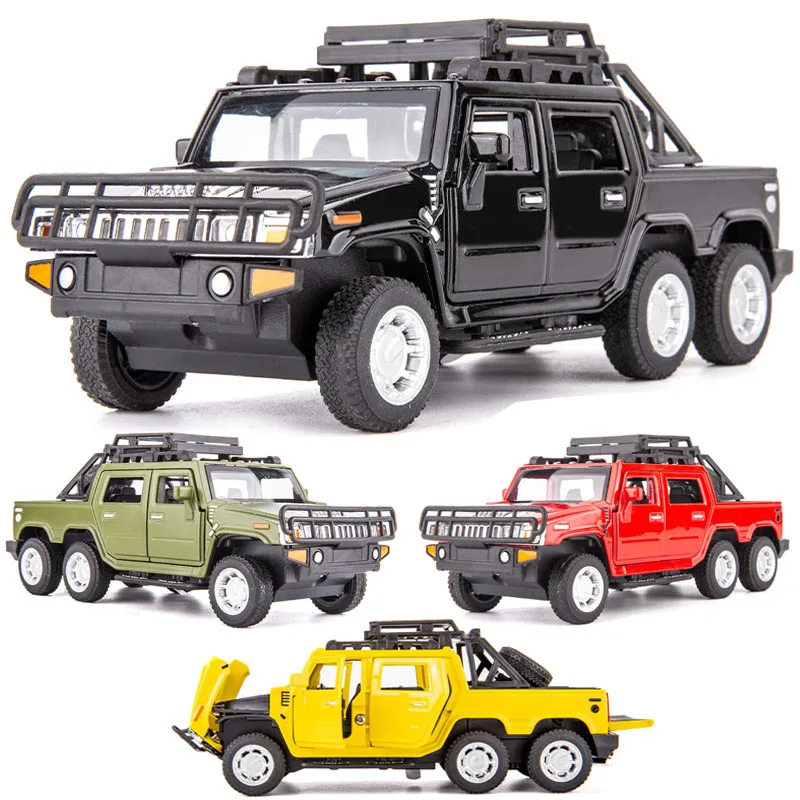 1:32 Ford Hummer пикап сплав модель автомобиля звук и светильник литая игрушка