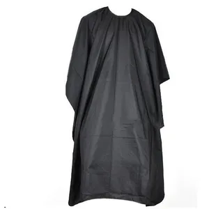 1 шт. Профессиональная парикмахерская накидка унисекс черная водонепроницаемая ткань Парикмахерская Стрижка платье фартук волосы обертывания салон Инструменты для укладки волос