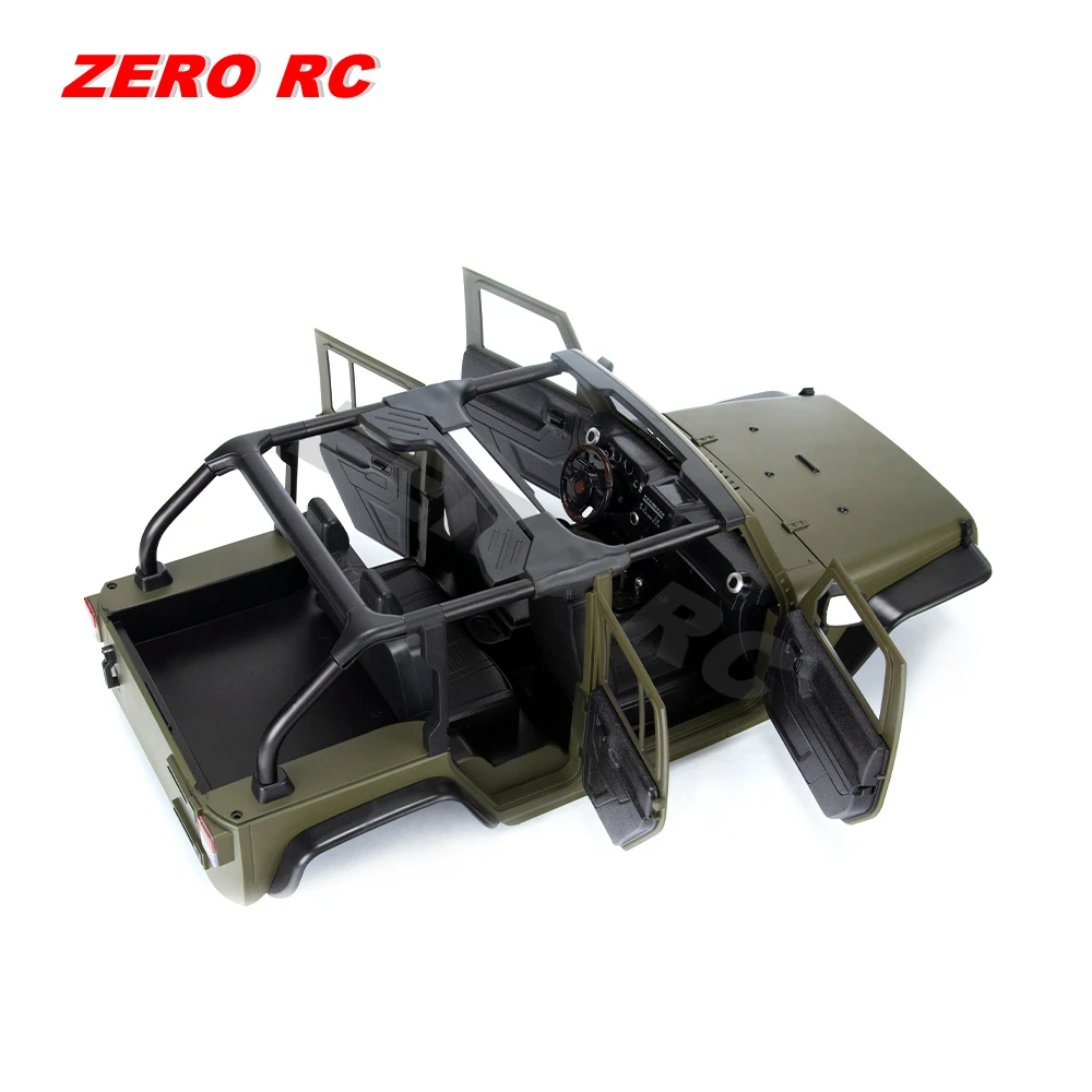 ROCK Crawler 1/10 JEEP WRANGLER RUBICON без крыши колесная база 313 мм трансформируемый твердый