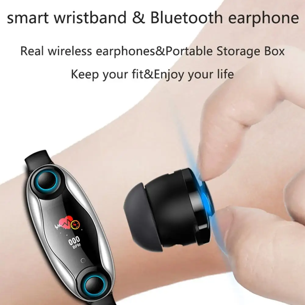 LT04 Smart Horloge Met Draadloze Hoofdtelefoon Bluetooth 5 0 Bloeddruk Bt Gesprekken Horloges Mannen Vrouwen Voorverkoop|Смарт-часы| |