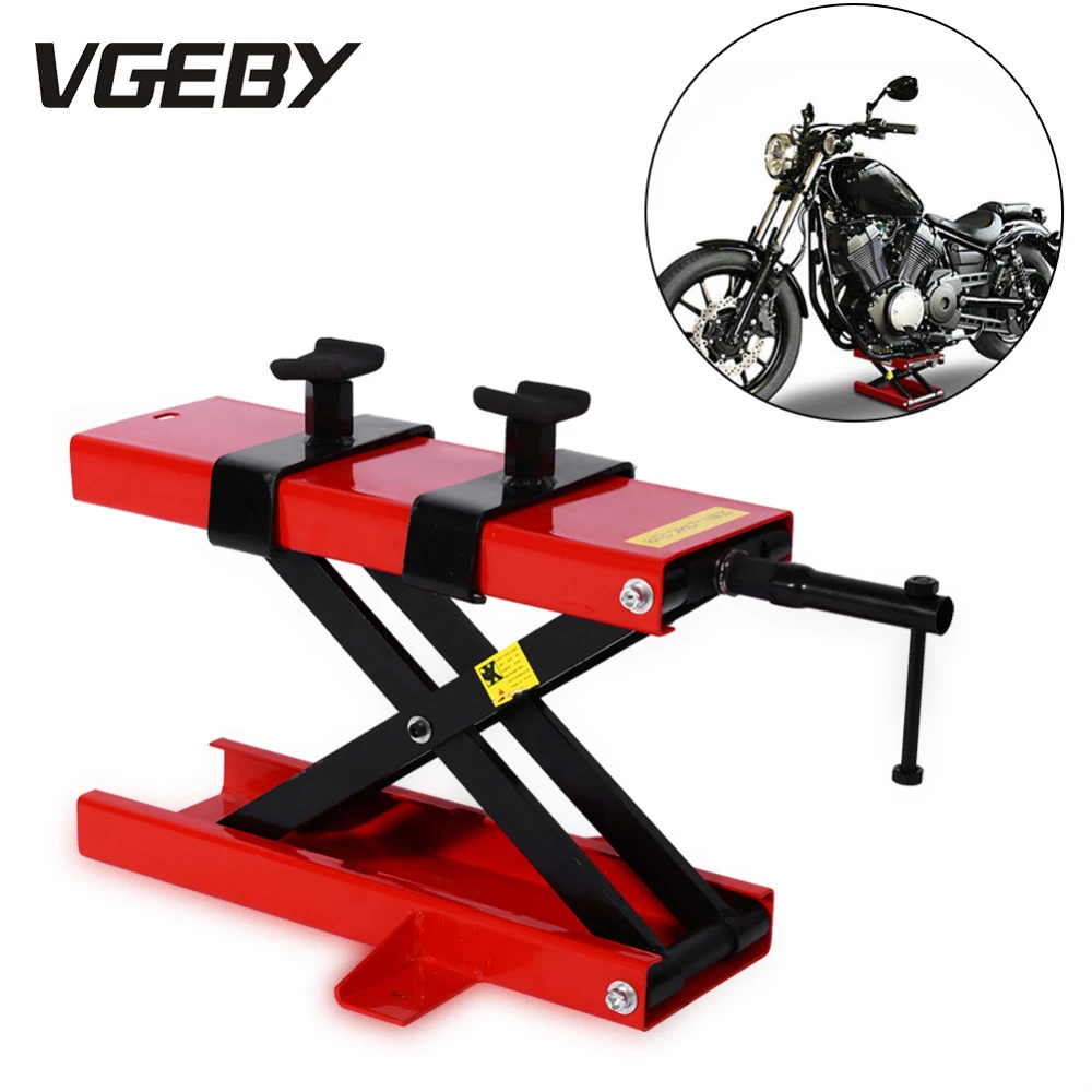 Elevador moto 500 кг подъемник для мотоцикла подставка ножничный механический домкрат