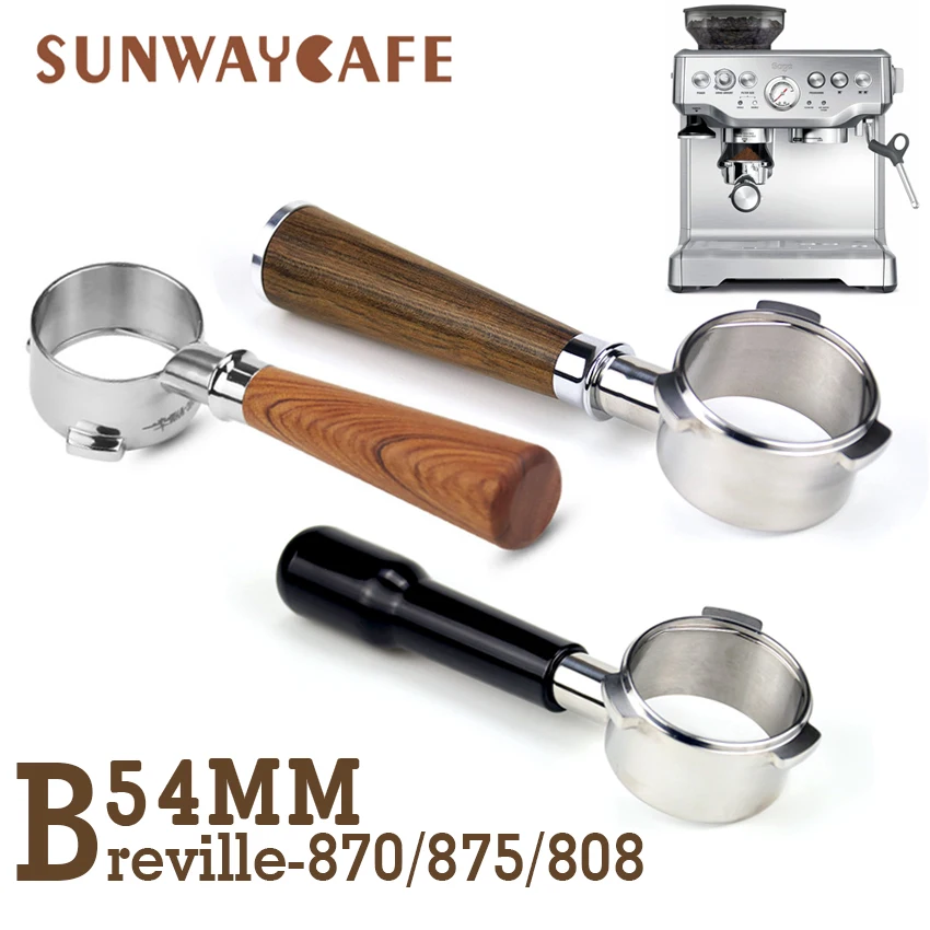 Breville 870/875/808 Кофе бездонного Portafilter 54 мм портафильтр из нержавеющей стали с