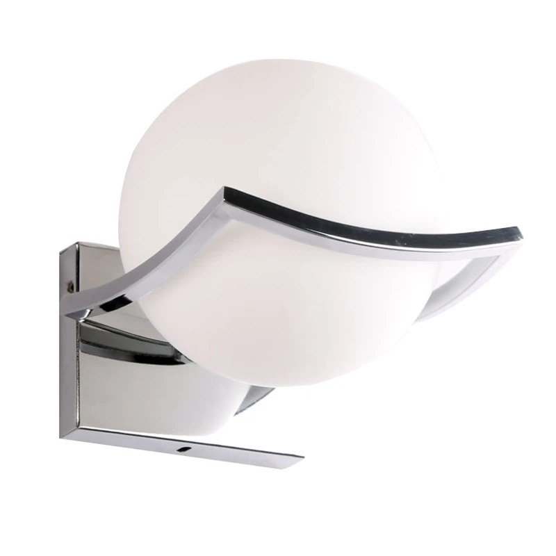 Уникальный креативный металлический стеклянный шар настенный светильник