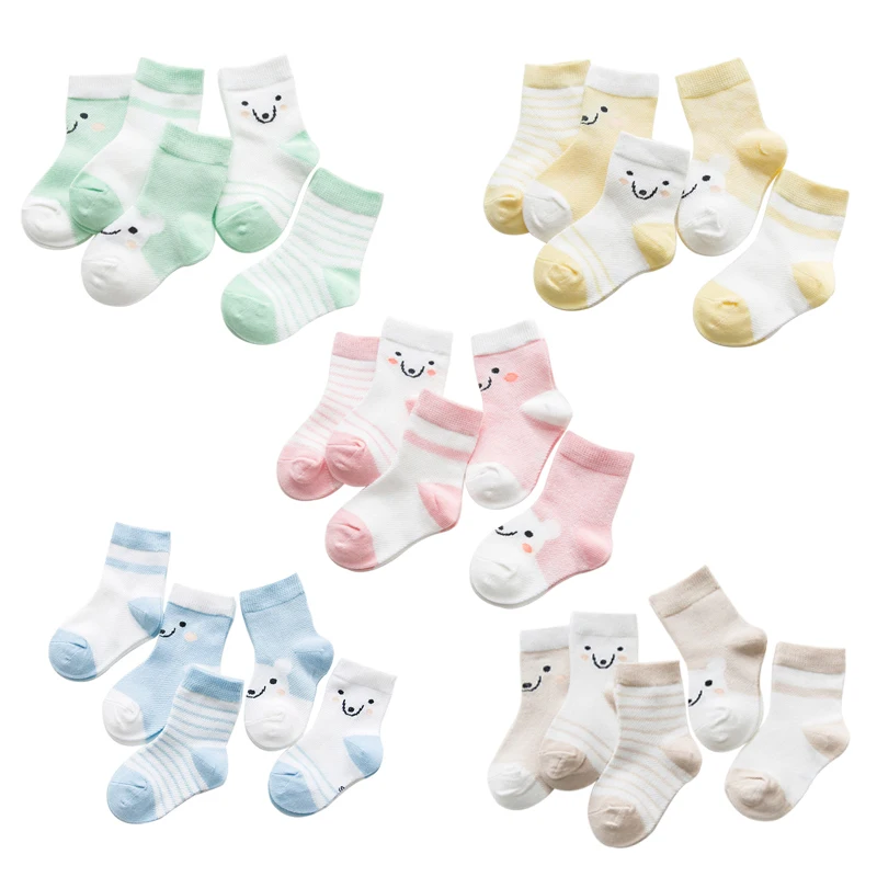 5 пар/комплект хлопковые носки для малышей новорожденных комплект мальчиков и