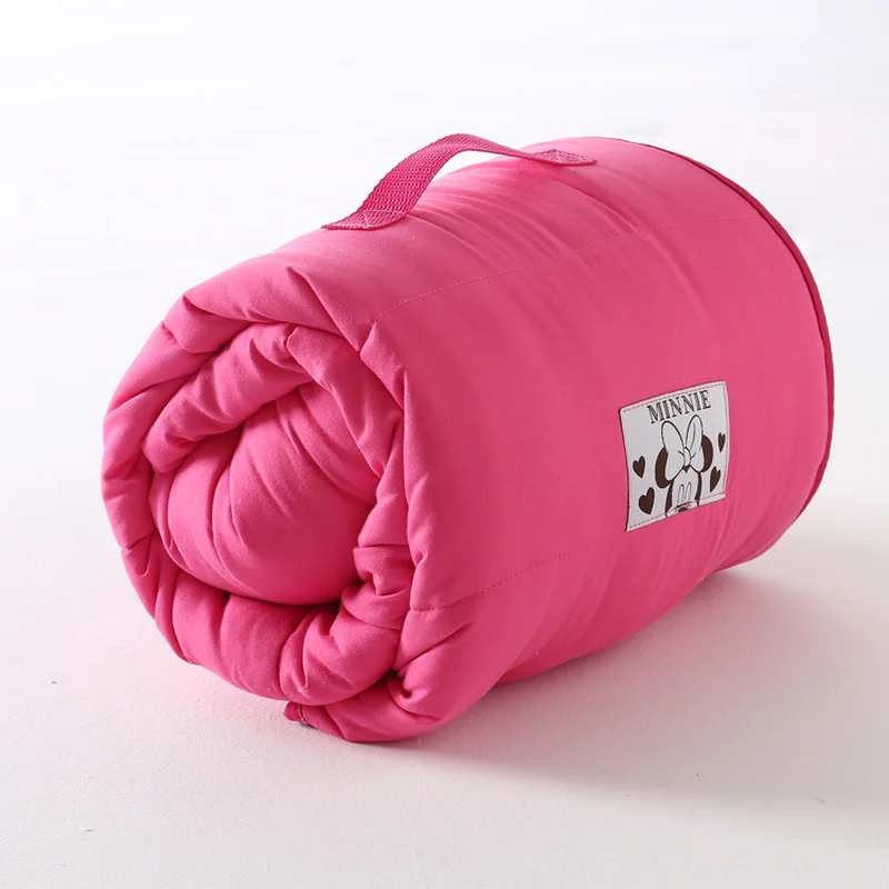 Disney Холодное сердце Эльза Анна майки Миники свернутый коврик для сна с одеялом и