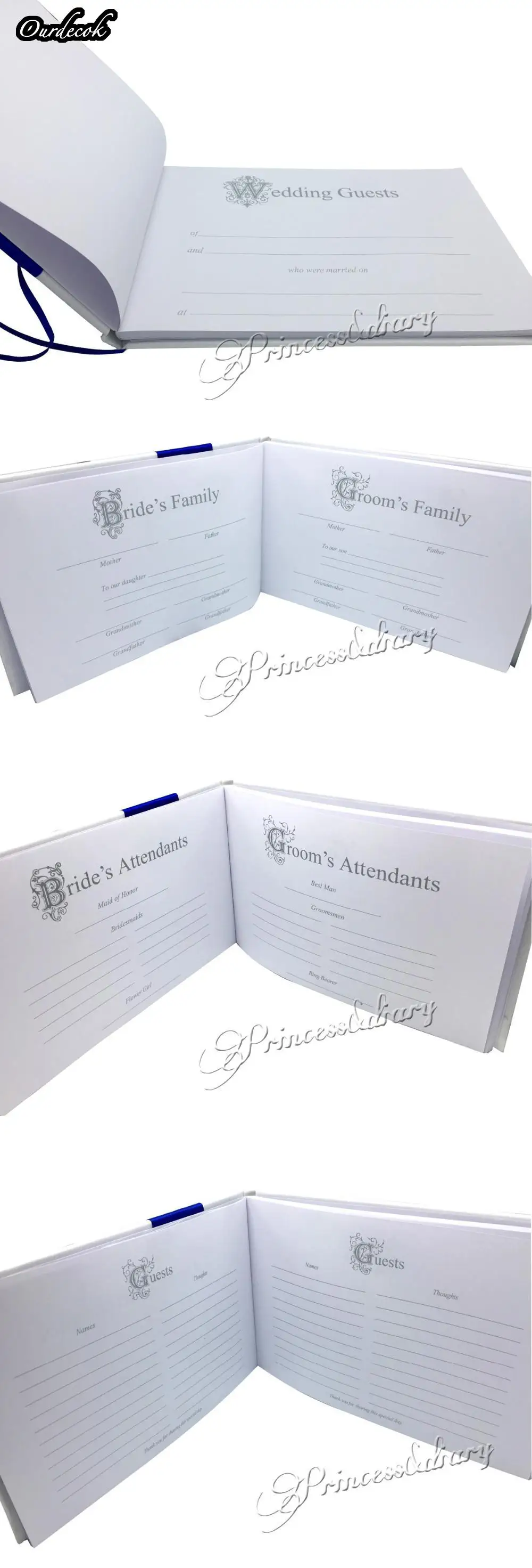 Свадебное украшение Королевского синего цвета атласная Подушка в виде кольца +