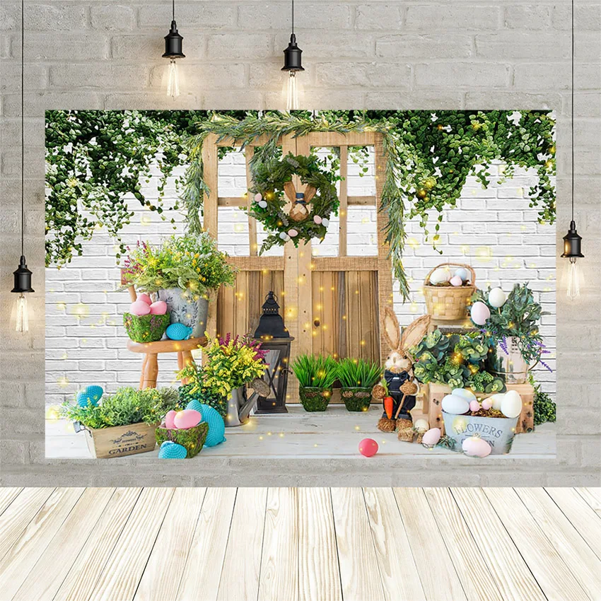 

Фоны для фотографирования новорожденных Mehofond природные зеленые пасхальные вечеринки весенние яйца для новорожденных детей декорация для ...