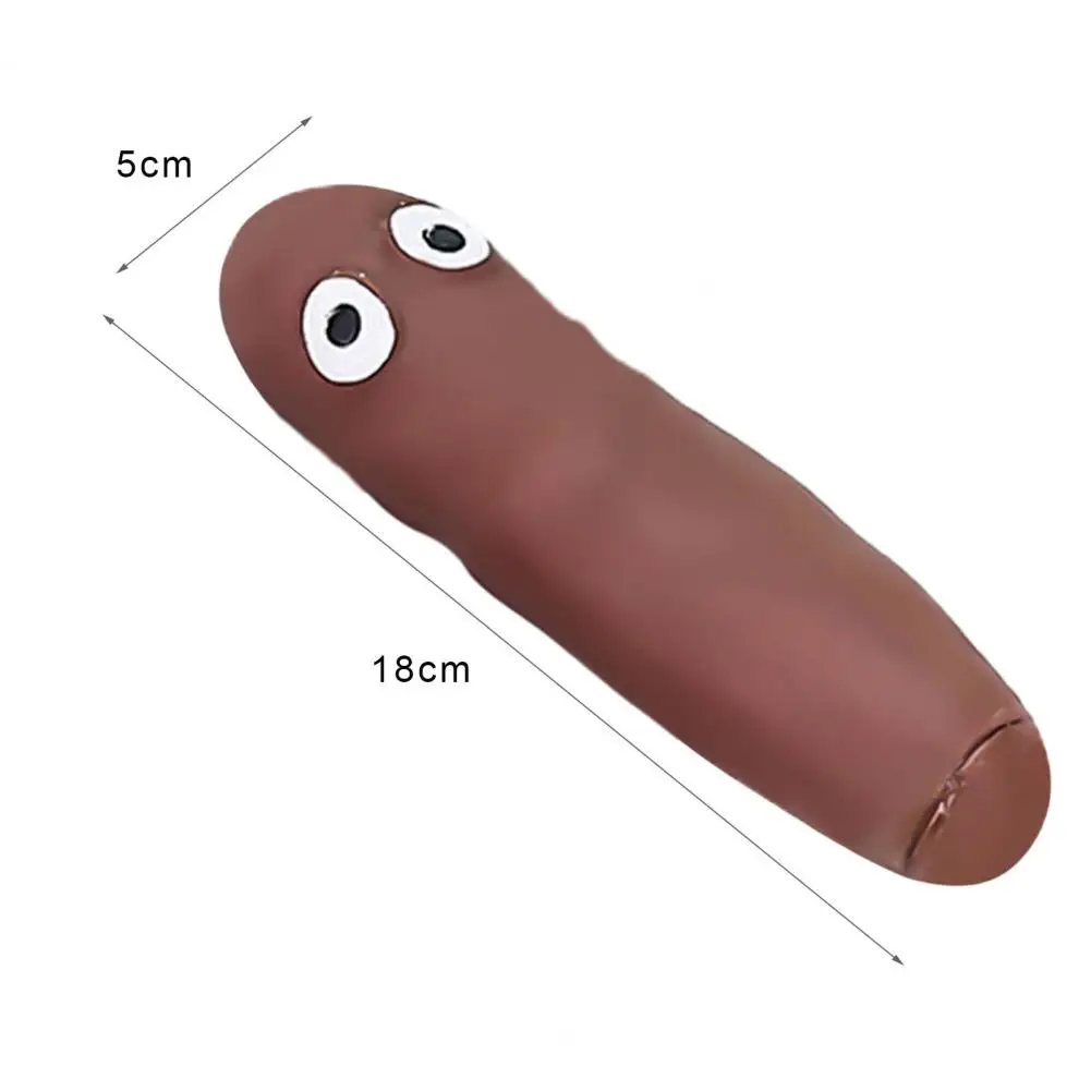 

1Pc Random Color Anti-Stress Elastic Squeeze Cartoon Stool Shit Funny Prank Tricky Venting Toy Prank Prop Decompression Toy