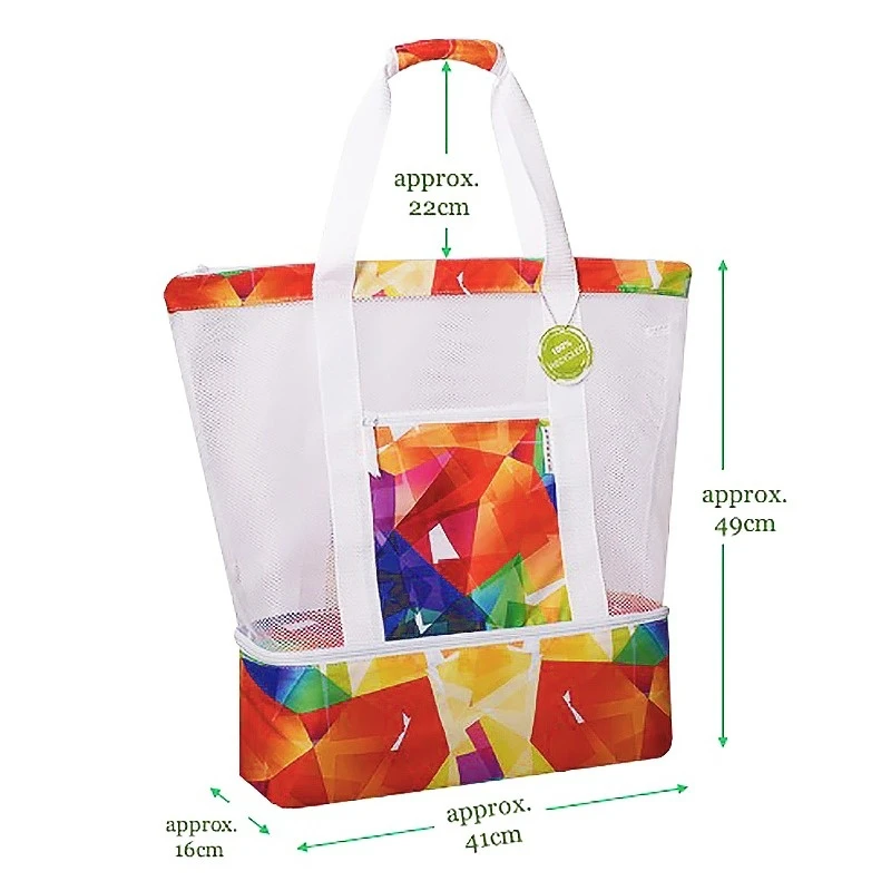 

Designer's Camping Large Thermal Beach Bag with Fridge Insulation Bag Storage Bag Digital Printing Waterproof Summer Must-have