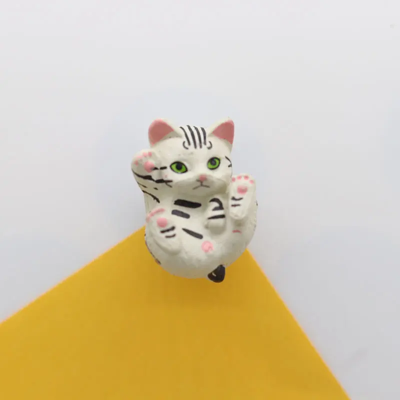 Магнит на холодильник 25 мм милый магнит из ПВХ для детей животных кошек сильная