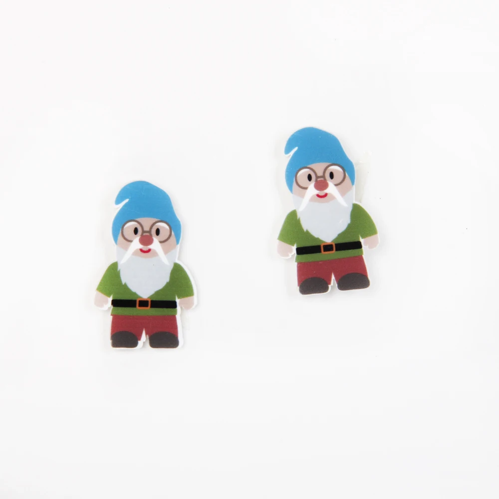 5pcs/lot Santa Claus Snowman Flatback Planar Resin DIY Christmas Crafts Festival Party Home Gift Decorations Accessories Shakers | Дом и сад