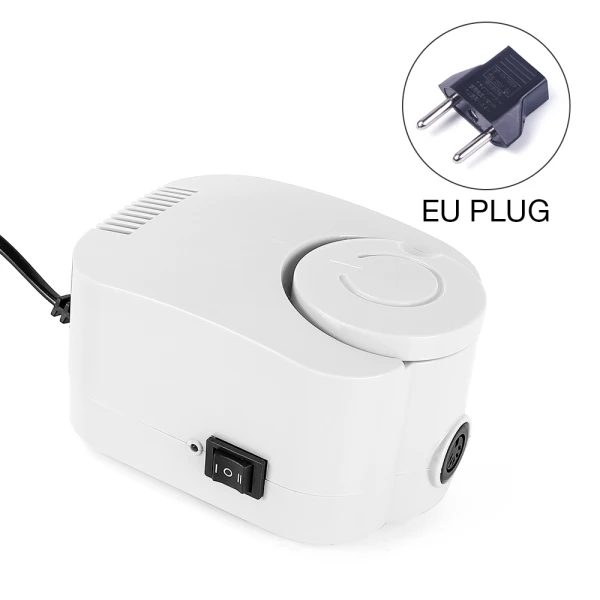 White EU Plug 65 Вт 35000 об/мин электрические сверла для ногтей Набор мельница резак машина для Типсы для маникюра Электрический маникюр ногтей Педикюр пилка - Цвет: White EU Plug