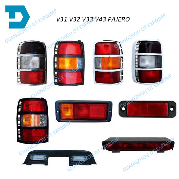 Для PAJERO V32 V33 задняя дверная Пряжка для MONTERO V31 замок задней двери V43 полный спектр деталей дверная пепельница MR230032