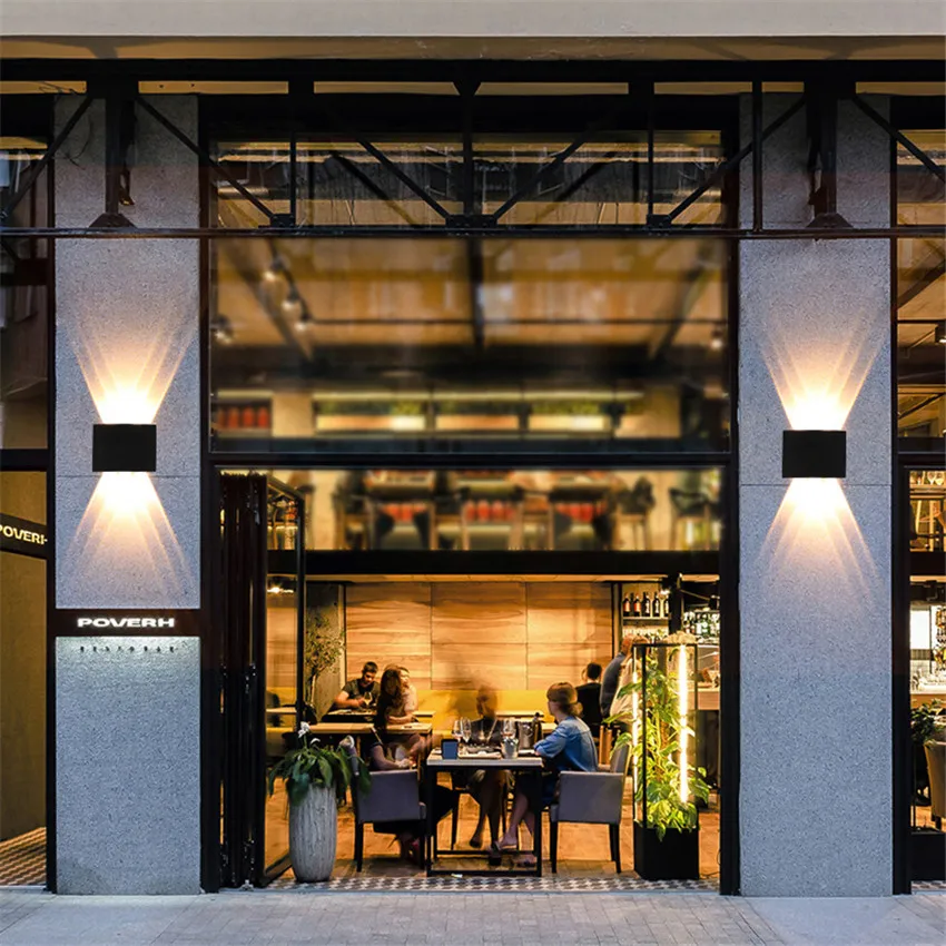 Уличная Водонепроницаемая настенная лампа IP65 светодиодный настенный светильник