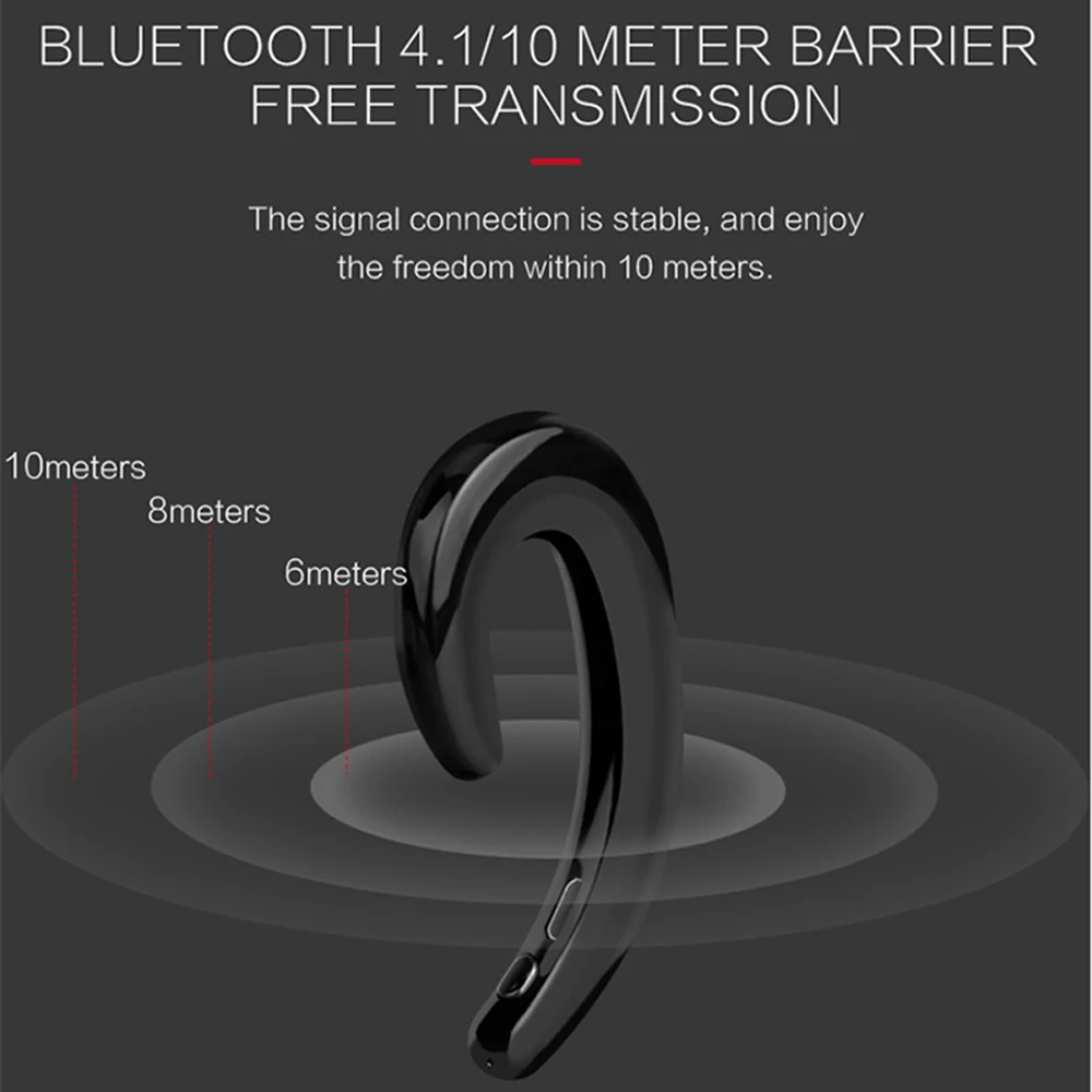 Мини ремень с ушками шумоподавлением костной проводимости Спортивная гарнитура