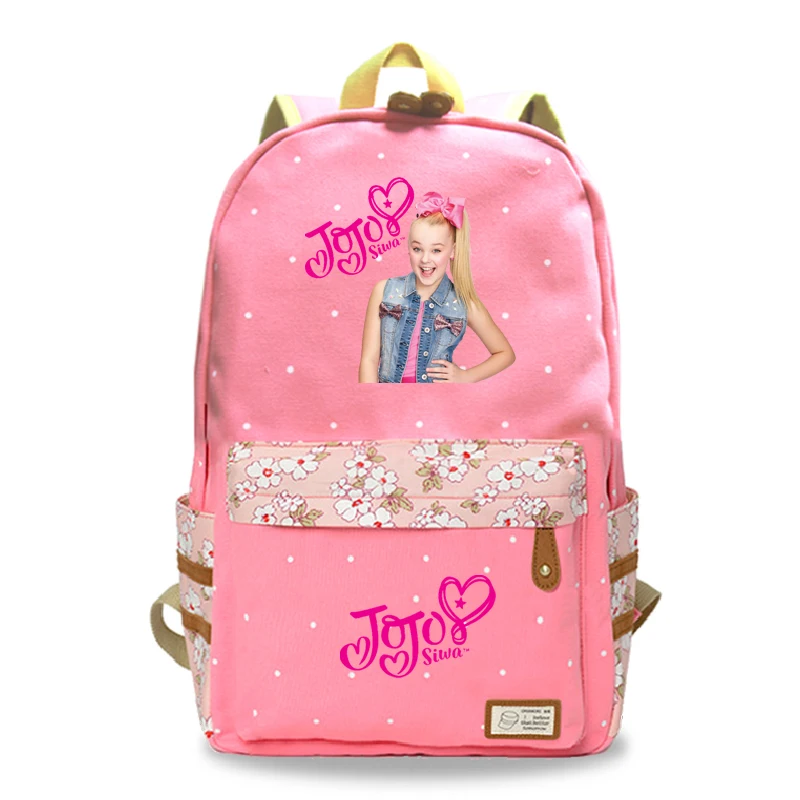 

Casual Jojo Siwa Backpack Students Daily Rucksack Fashion New High Quality Bags for Teens Beautiful Men Women Travel Knapsack
