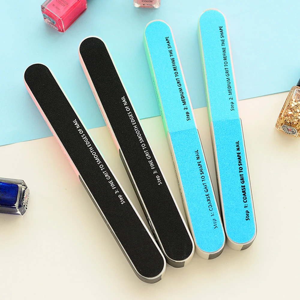1PCS Six-sided Polished Nail File Creative Tools Polishing Matte Rod Professional Stickers | Красота и здоровье