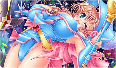 

Yu-Gi-Oh Dark Magician Girl HD Custom Game Card Mat Free High-end Storage Bag Mouse Pad