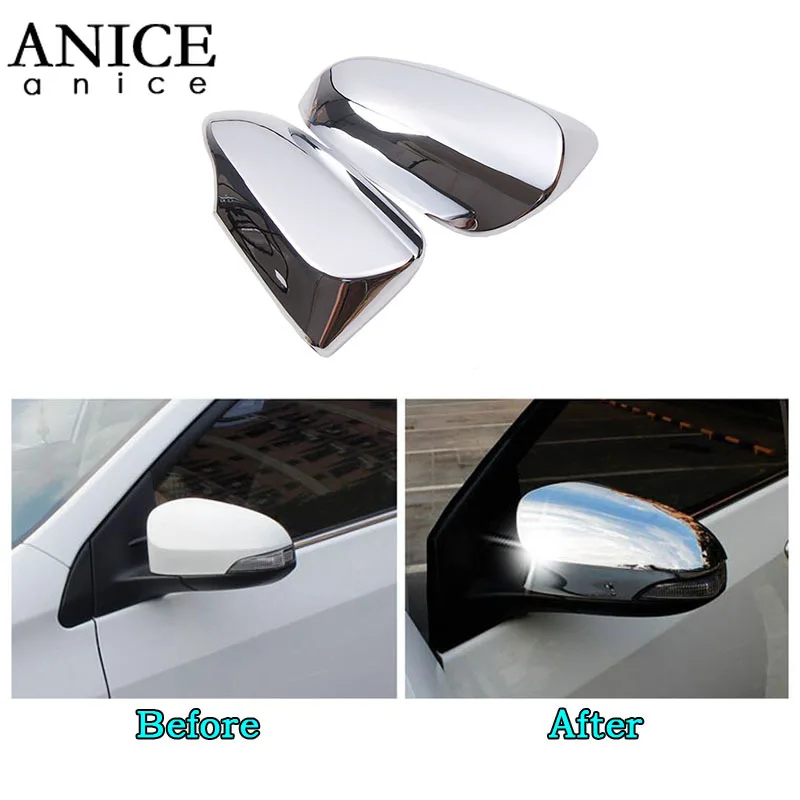 

2pc Carbon fiber color Rearview Mirrors Cover Cup fit for toyota Avalon Venza