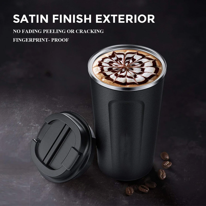 Термокружка пивной термос стеклянная бутылка кружка для воды и кофе вакуумная