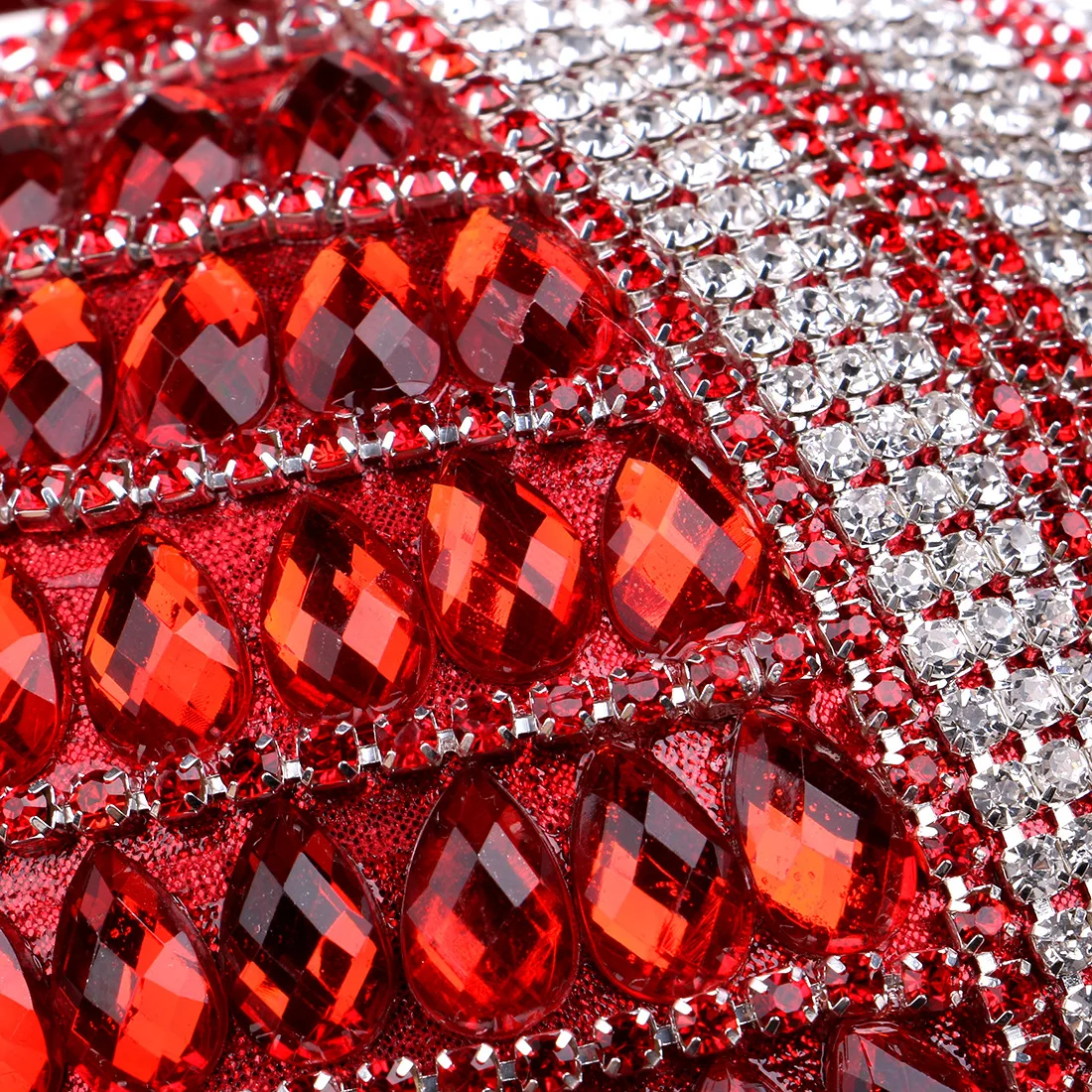 

Cute Purses And Handbags Ladies Diamond-studded Evening Bag Wedding Ball Clutch High Quality Round Red Shoulder Chain Purse