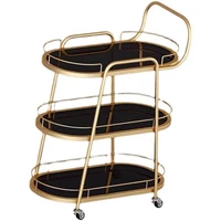 factory wholesale fashion modern hotel cart dish snake food cart pub commercial furniture bar cart with universal wheel