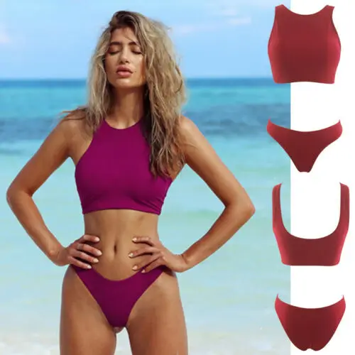 Сексуальный женский бюстгальтер с чашками пуш-ап бандажный комплект бикини