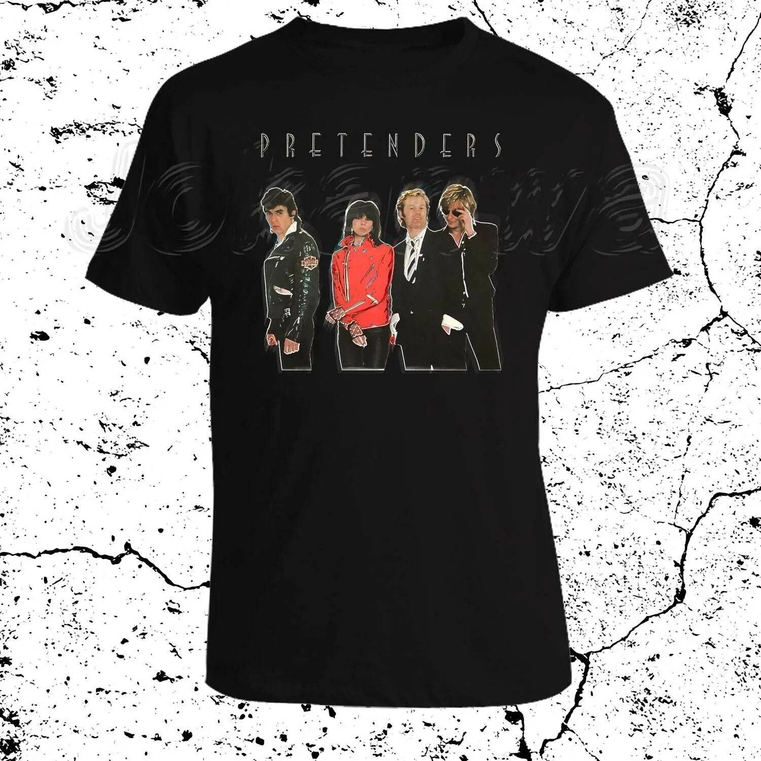 Мужская Группа PRETENDERS в стиле панк-рок новая волна английская размеры от S до 3XL |