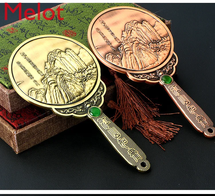 

Chinese Style Beautiful Birthday Gift Romantic Confession Retro Bronze Mirror