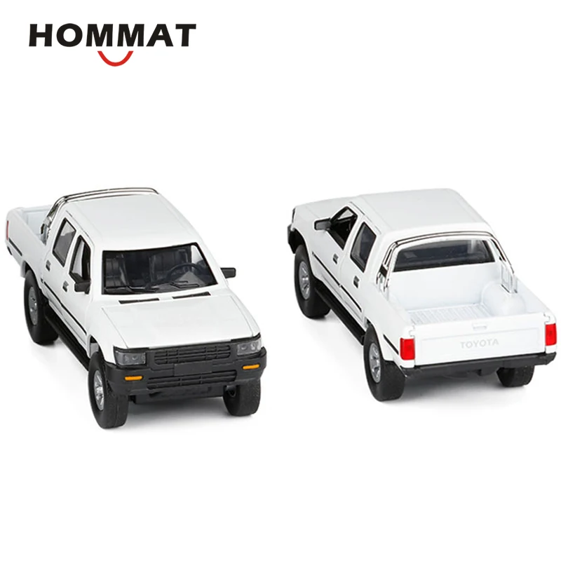 Hommate 1/32 Масштаб Toyota Hilux пикап Грузовик w/анти-ствол танка сплава 1:32 литой под давлением автомобиль игрушечные модели машин игрушечные транспортные средства для детей