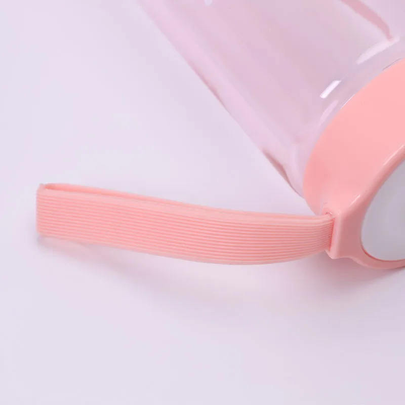 Новые рекламные пластиковые чашки милые портативные бутылки для воды спортивные