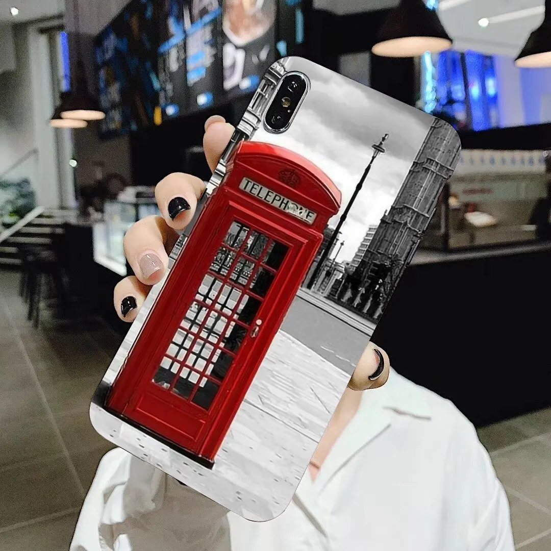 Мультяшный силиконовый чехол для телефона город Лондон Париж Samsung Galaxy A3 A5 A7 A9 A8 Star