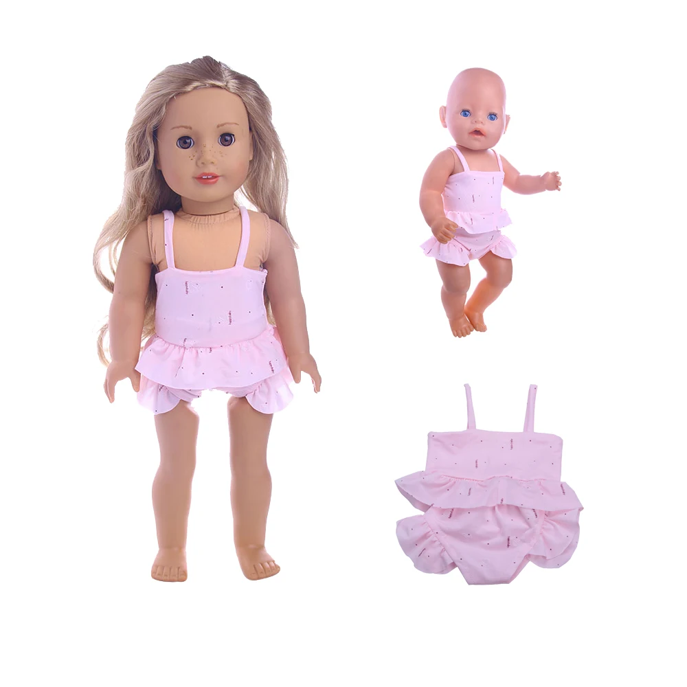 Повседневный Спортивный костюм с юбкой подходит 18 дюймов American 43 см для ухода за