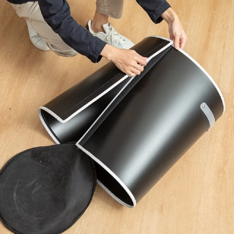 Складная Автомобильная пластиковая корзина для мусора креативная домашняя