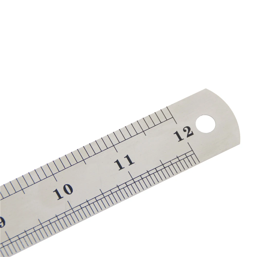 Sewing Foot Seam Stainless Steel Metal Ruler Tool Precision Double-sided Measurement School Stationery | Канцтовары для офиса и