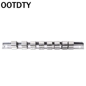 Держатель для розетки 14 дюйма 38 дюйма 12 дюйма с 8 зажимами на рельсах, органайзер для хранения инструментов