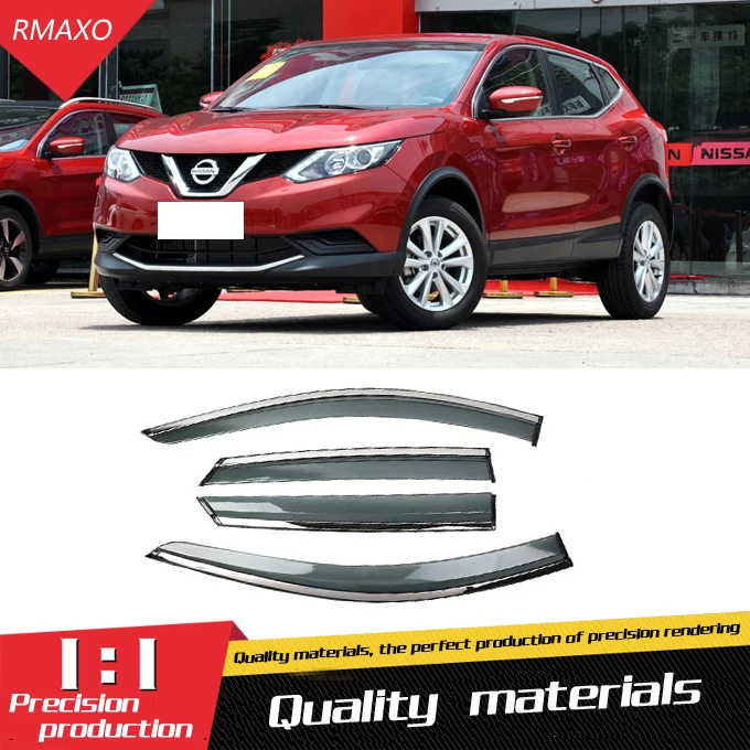 Пластиковый козырек для окна Qashqai 2014 2019 вентиляционные оттенки защита от солнца