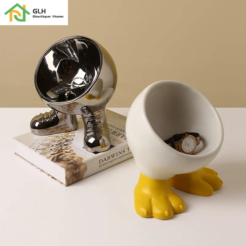 

Скандинасветильник Роскошная Милая подставка для ног декоративный ключ для хранения для гостиной настольная Конфета закуска стойка для хр...