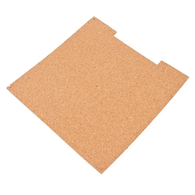 

1pc Heat Resistant Wooden Practical Insulation Board Cork Backing Board Hot Bed Platform Board