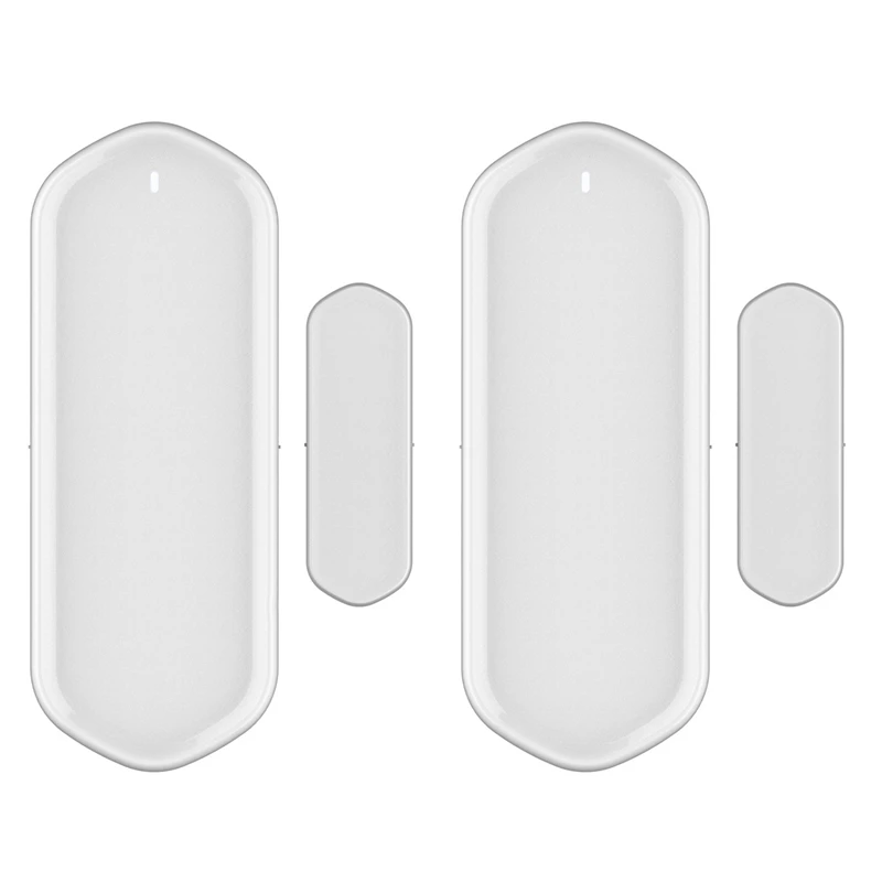 

Smart WIFI Door Magnetic Alarm Sensor Tuya Door Open/Closed Detectors Remote Control Works with Alexa Google Home 2 Set