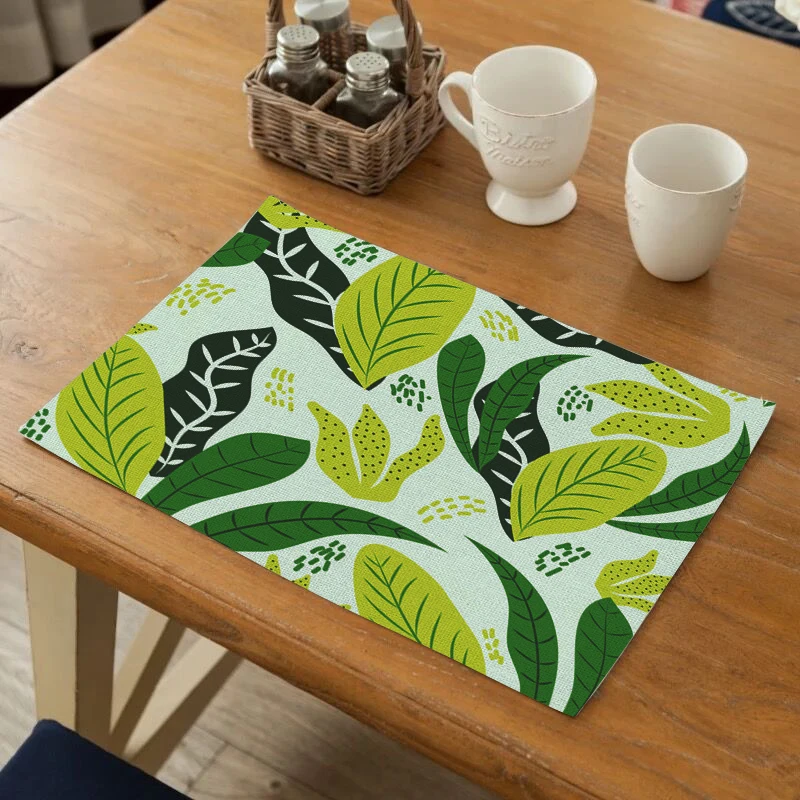 Пасторальный Стиль Коврик для обеденного стола десертный стол салфетки чаша