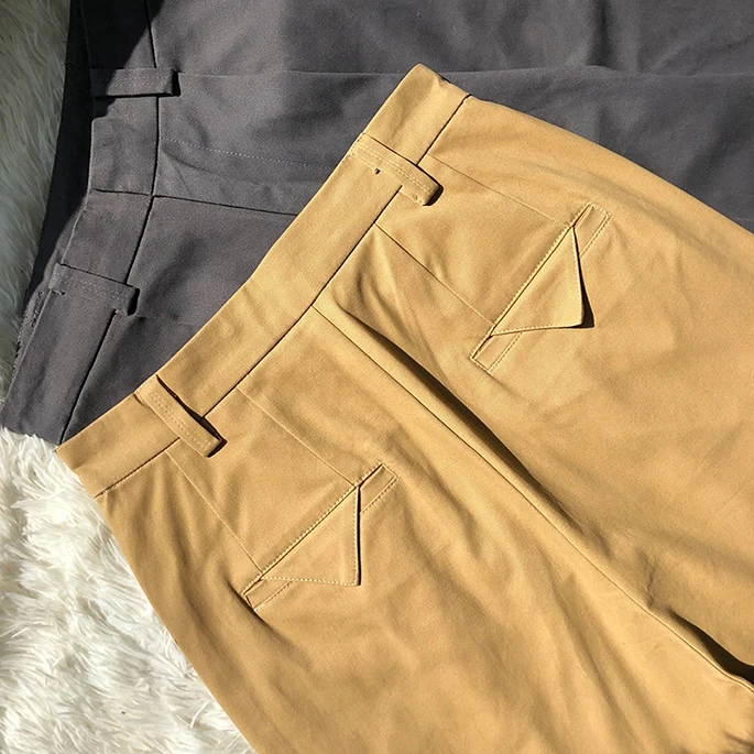 Модные повседневные брюки карго Obrix с высокой талией до щиколотки для женщин