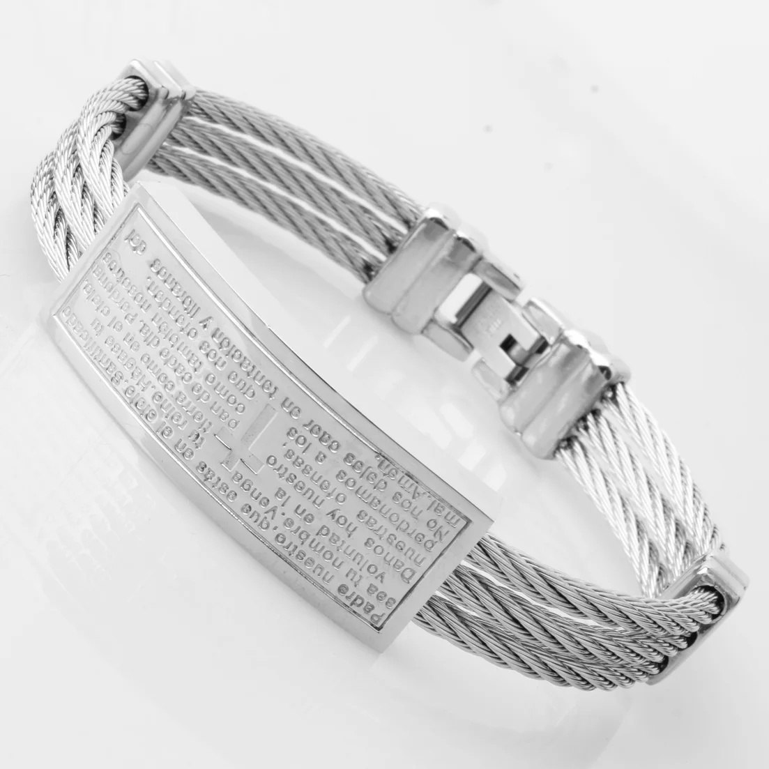 Хит продаж женский мужской ювелирный кабель провод из нержавеющей стали крест