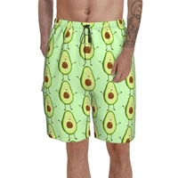 avocado board shorts polyester swimming trunks bathing pattern men swim trunks